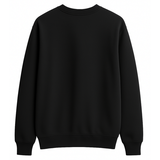 Raccoon Club – Premium Nakışlı Oversize Sweatshirt | Siyah