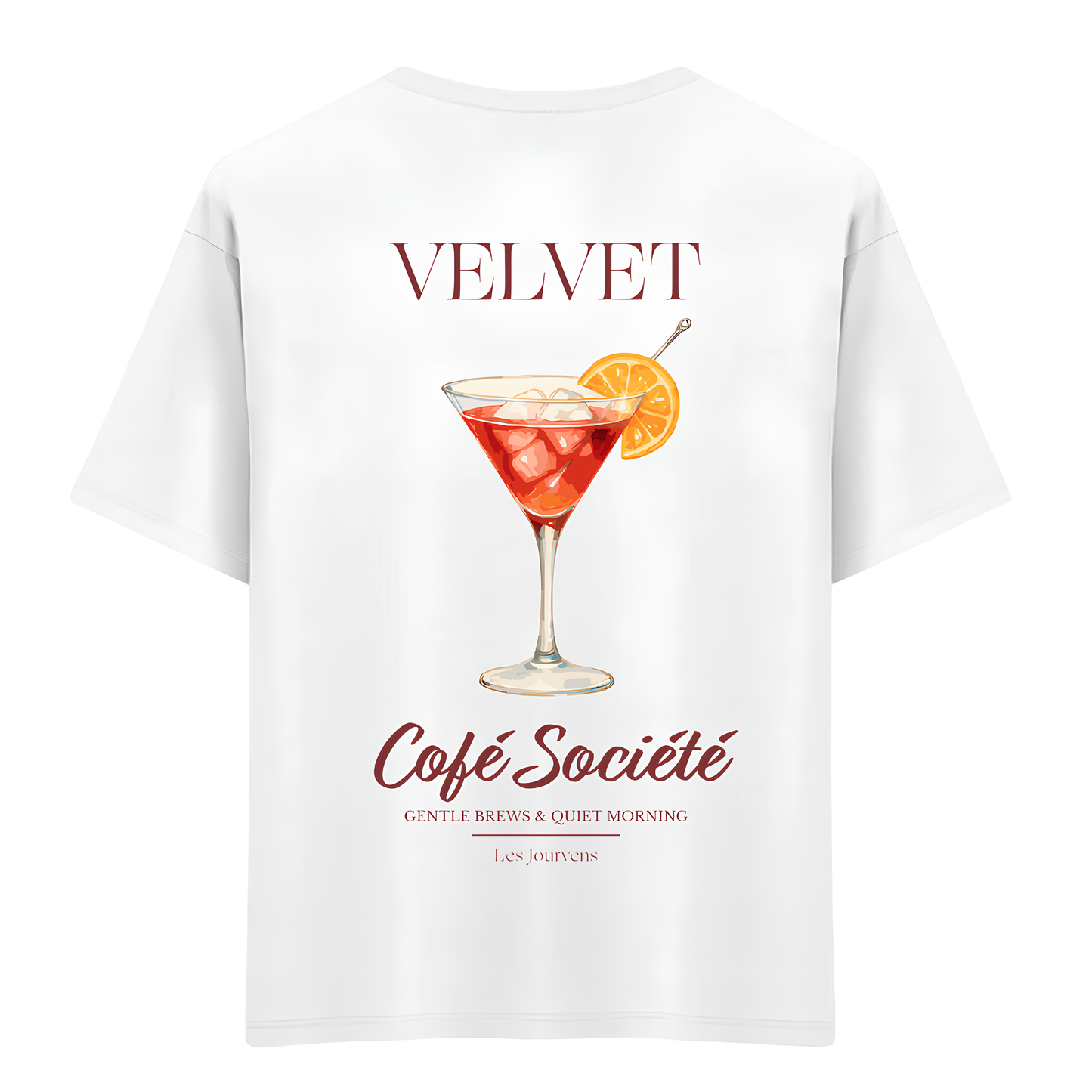 Cofé Société Velvet - Oversize T-Shirt