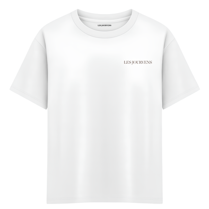 Les Jourvens – Équitation Oversize Beyaz T-Shirt