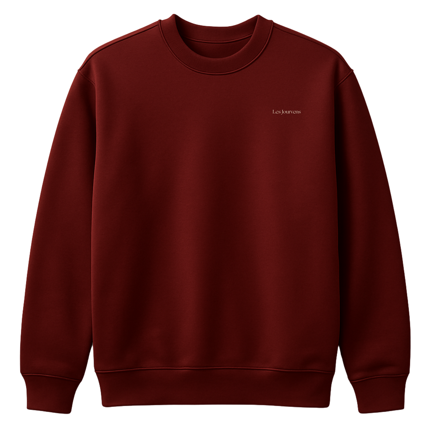 ÖN SİPARİŞ - Les Jourvens – Premium Nakışlı Oversize Sweatshirt | Vişne Çürüğü
