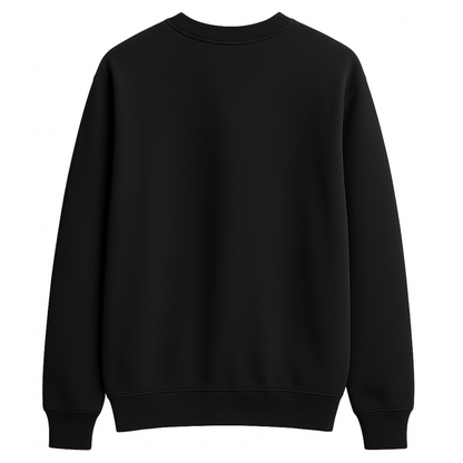 Les Jourvens – Premium Nakışlı Oversize Sweatshirt | Siyah